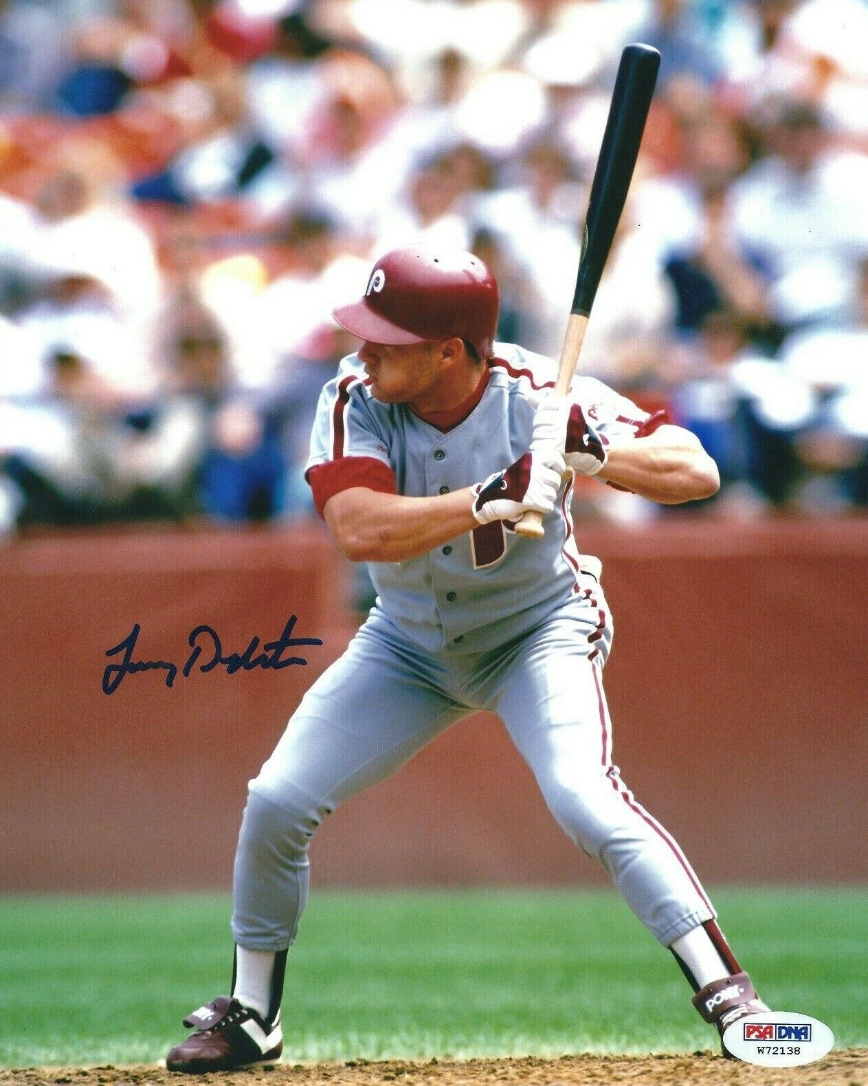 Lenny Dykstra Signed 8x10 Photo Poster painting PSA W72138