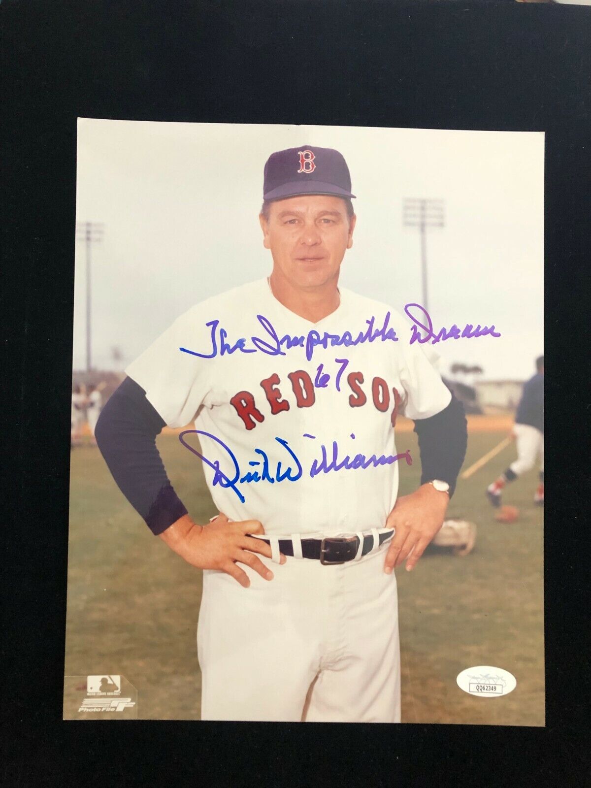 Dick Williams Signed The Impossible Dream