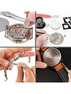 212pcs Watch Opener Repair Tool Kit Clock Knife Screwdriver Pin Hammer Set