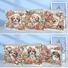 (US Local)6pcs Diamond Painting Greeting Cards DIY Diamond Art Cards Crafts (Dog Garden)