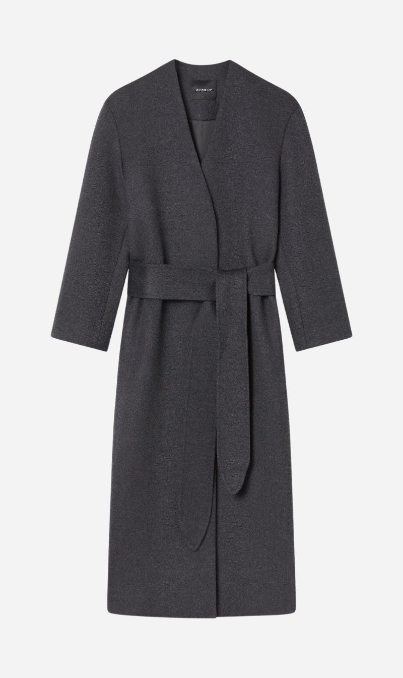 A.Emery | The Veronique Coat - Charcoal Melange