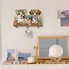  DIY Crafts Wooden Cute Dogs Diamond Painting Art Craft Wall Hooks Kit