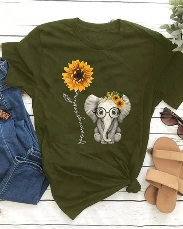 you are my sunshine letter daily shirts p101944