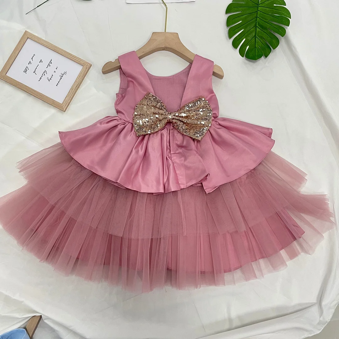 Baby Girls Dress Tutu Cake Toddler Kids Princess Dresses for Girls Children Wedding Dress Infant Vestidos Flower Girls Dresses