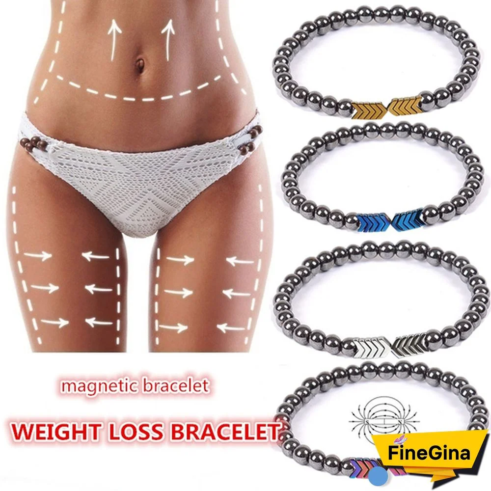 Twisted Magnet Health slimming Bracelets & Bangles Jewelry bio magnetic Bracelet charm bracelets For Women Man weight loss