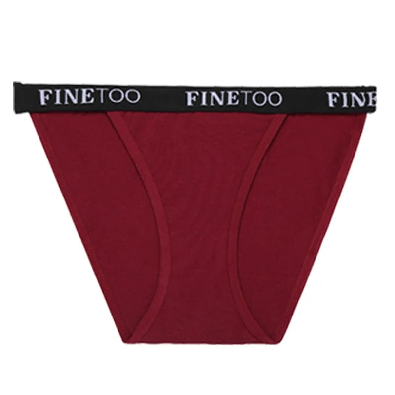 FINETOO Cotton Brazilian Panties Women M-XL Low-Rise Underwear Ladies Soft Underpants Female Panty Lingerie Cotton Panties 2021