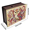 Mandala Butterfly Diamond Painting Money Saving Box Wooden Coin Bank Desktop Diamond Art Kits