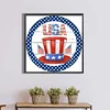 5D DIY Full Round Drill Diamond Painting Independence Day Kit Home Decor(NH3447)