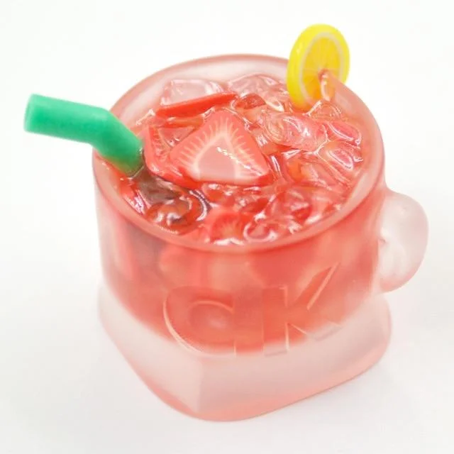 Colorful Fruit Juice Cup Design Resin Keycaps SP16348