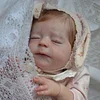 [Heartbeat💖 & Sound🔊] 20" Real Looking Lifelike Sleeping Reborn Cloth Body Baby Girl Doll Named Uncera - RBBI-Myrebornbabydoll&reg; Myrebornbabydoll&reg;