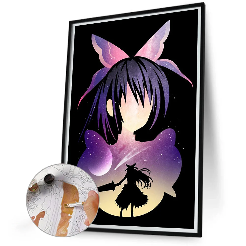 DIY Paint By Number 30*40cm - People Silhouette