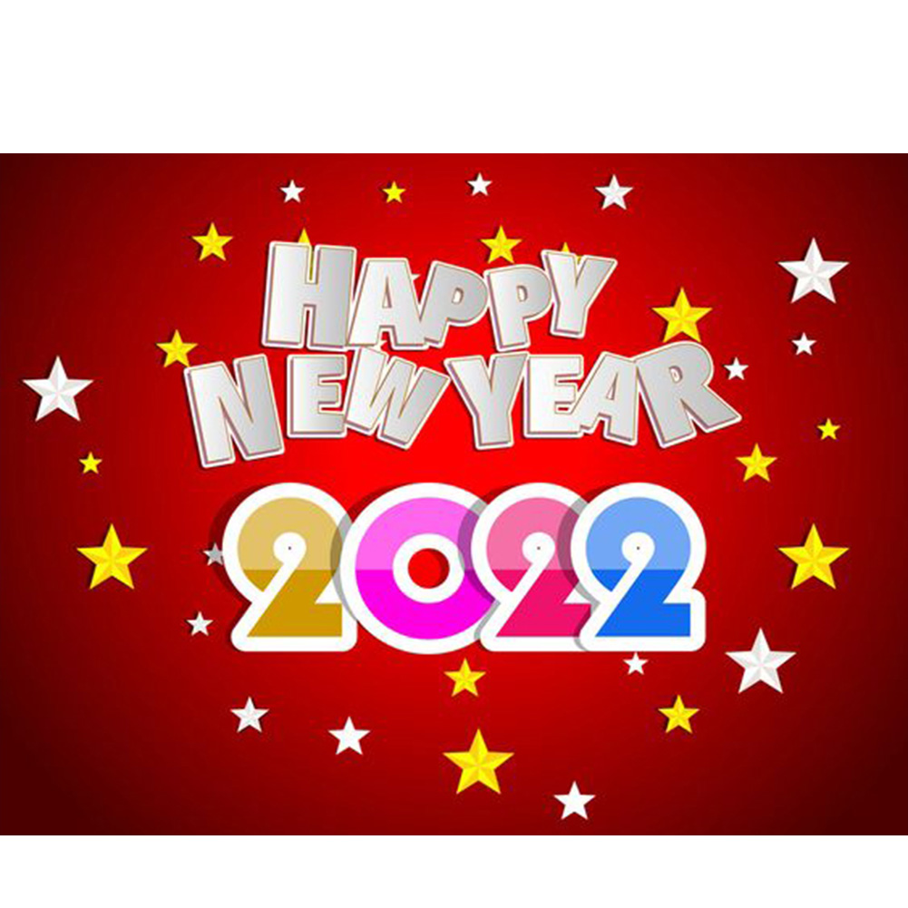 

Happy New Year - Round Drill Diamond Painting - 40*30CM, 501 Original