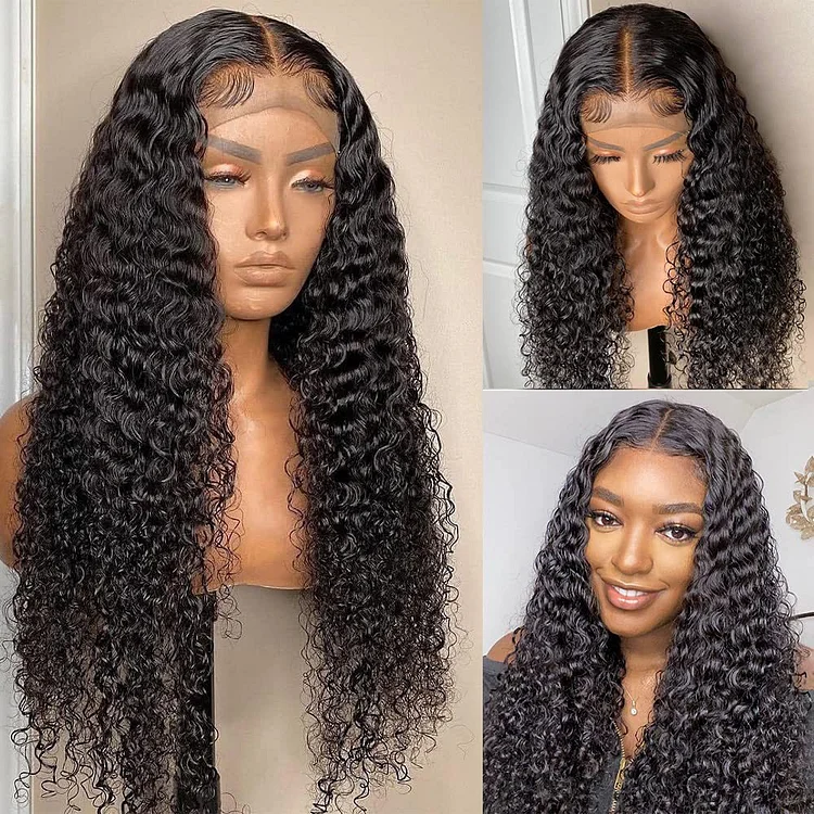 Medium Long Curly Hair Afro Wig VangoghDress