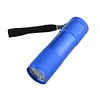 9LED Texture Pocket UV Torches Lighting Tool Mini 2W 395nm Backlight for Outdoor