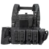 1000D Oxford cloth multifunctional hanging plate carrier breathable waterproof tactical vest