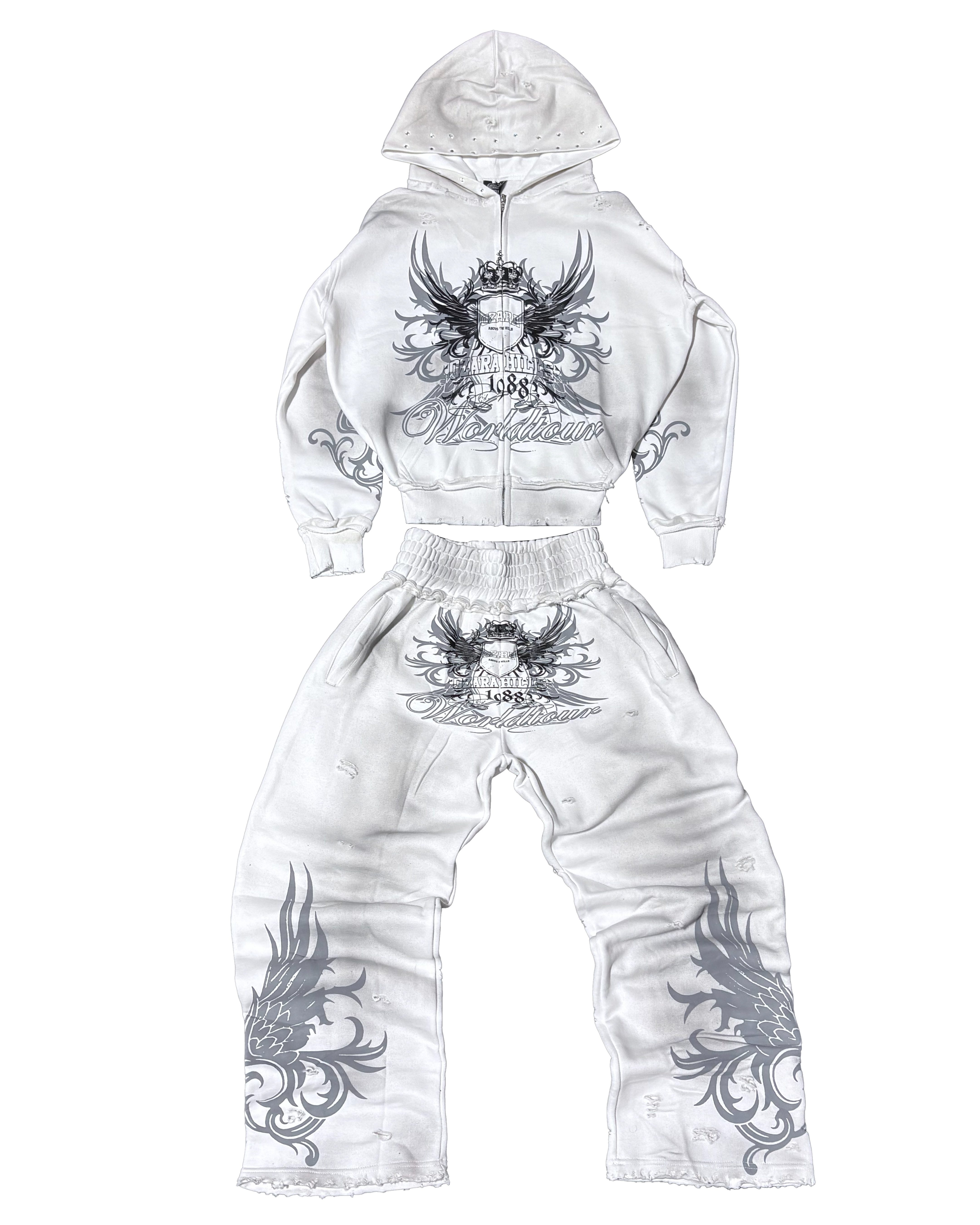 Worldtour Sweatsuit (White)