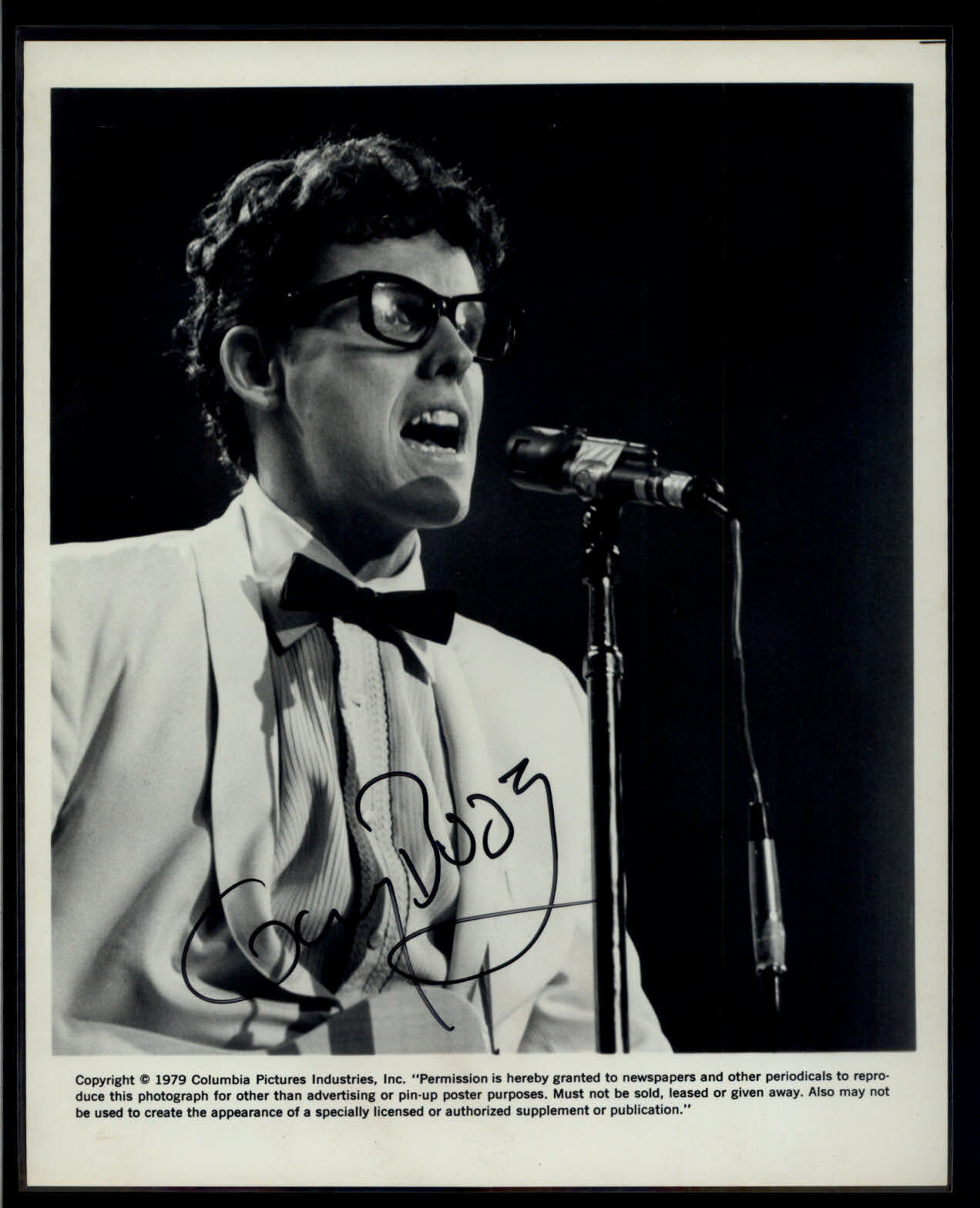 Gary Busey - Signed Autograph Movie Still -The Buddy Holly Story