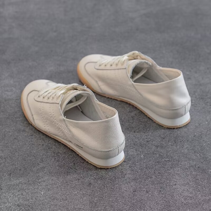Googlygenius fashion new shoes 2025New Woman Fashion Sneakers Brand Women Flats Shoes Shallow Lace-Up Comfortable Soft Bottom Ladies Sports Running Casual Loafers