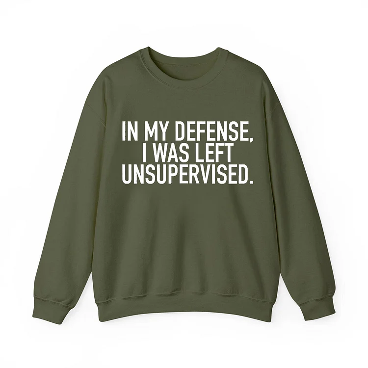 Teecade Teecade In My Offense. I Was Left Unsupervised Funny Slogan Statement T-shirt