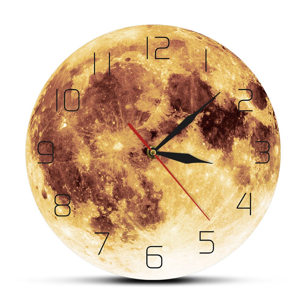 

Yellow Full Harvest - Frameless Acrylic Wall Clock, 501 Original