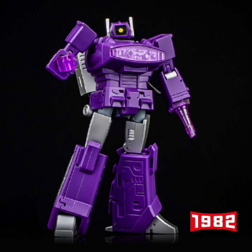 Magic Square MS-B32A SPOCK Shockwave Mini Transformer Action Figure G1 Style Collectible Premium Mini Toy for Transformers Fans Classic G1 Shockwave Figurine Collectible Transformer Toy Perfect for G1 Transformer Enthusiasts High Quality Shockwave Mini Fi