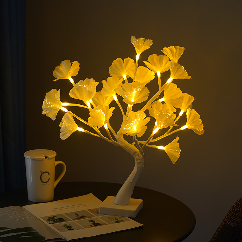 Christmas Fiber Optic Flower  LED Tree Light 