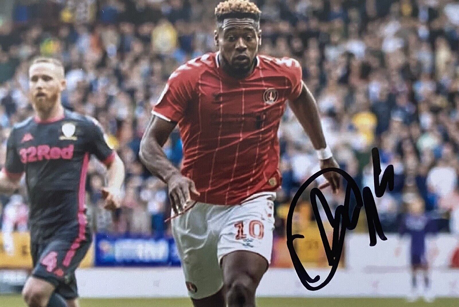 Chuks Aneke Genuine Hand Signed Charlton Athletic 6X4 Photo Poster painting 2