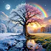 Diamond Painting -DIY Round Drill Tree(40x40cm)