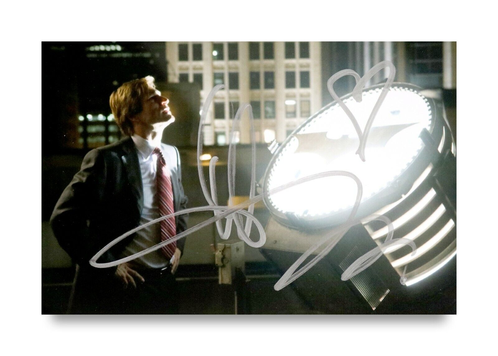 Aaron Eckhart Signed 6x4 Photo Poster painting Batman The Dark Knight Harvey Dent Autograph +COA