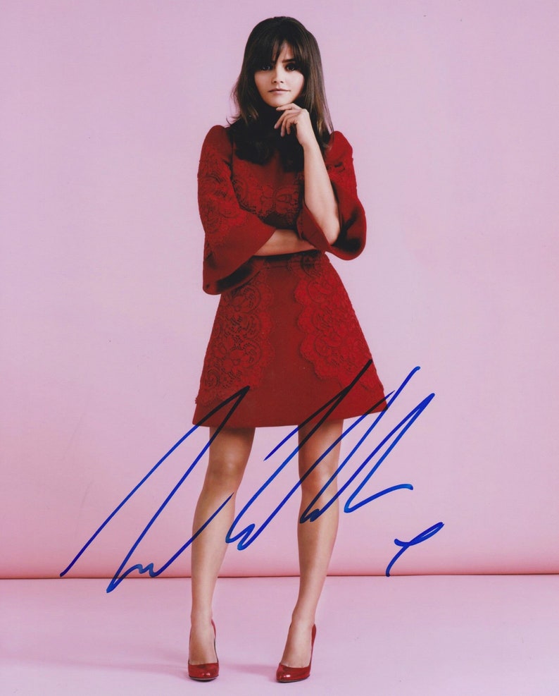 Jenna Coleman Signed Autographed Dr. Who