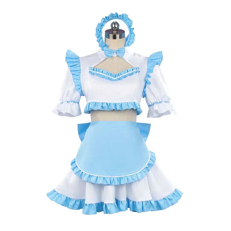 Alya Sometimes Hides Her Feelings (2024) Ayano Kimishima Blue Maid Dress Outfits Cosplay Costume Halloween Carnival Suit