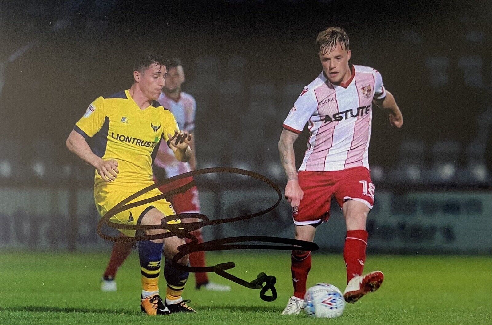 Tom Conlon Genuine Hand Signed Stevenage 6X4 Photo Poster painting