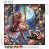 Diamond Painting-DIY Crystal Rhinestone Girl Under the Moon