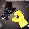 Rechargeable USB Fingerless Heated Gloves w/3 Heating Levels for Sports Skiing