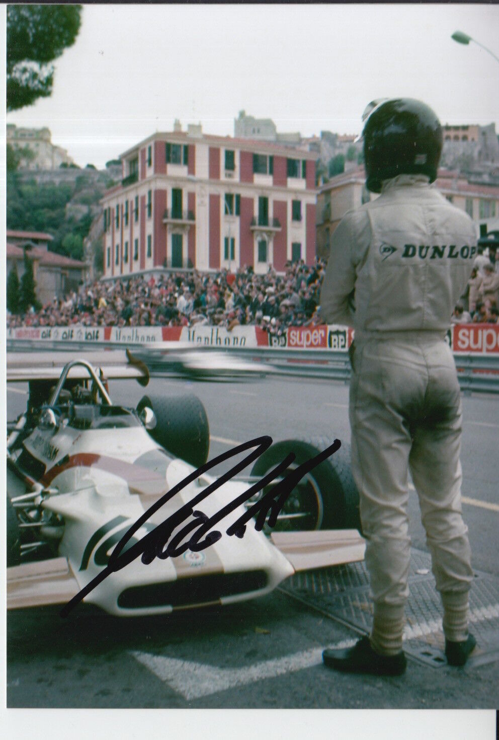 Jackie Oliver Hand Signed Formula 1 7x5 Photo Poster painting 1.