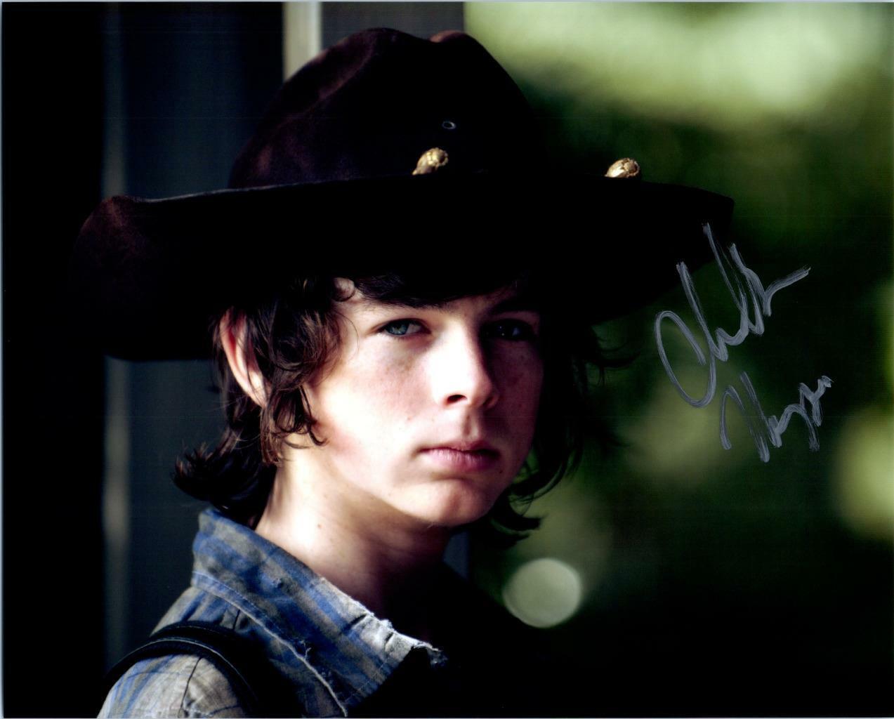 Chandler Riggs signed 8x10 Photo Poster painting autograph Picture autographed and COA