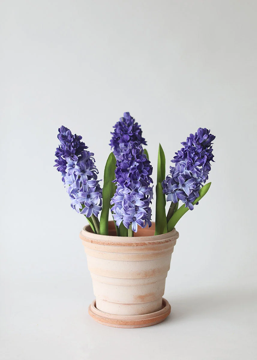 Artificial Purple Hyacinth Flowers - 12.5"