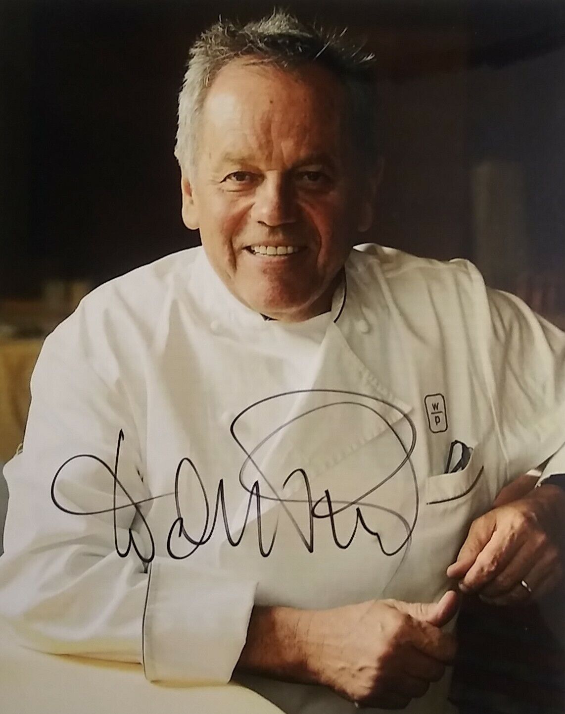 Wolfgang Puck signed 8 x 10