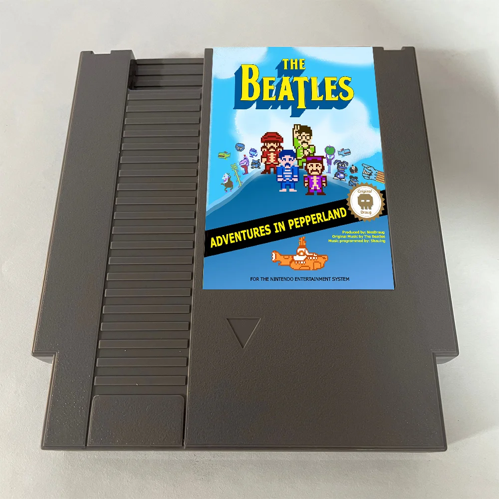 Beatles Adventures in Pepperland NES For Nintendo Entertainment System Console - 8 Bit Game Cartridge
