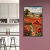 Diamond Painting -DIY Round Drill Poppy(40x60 CM)