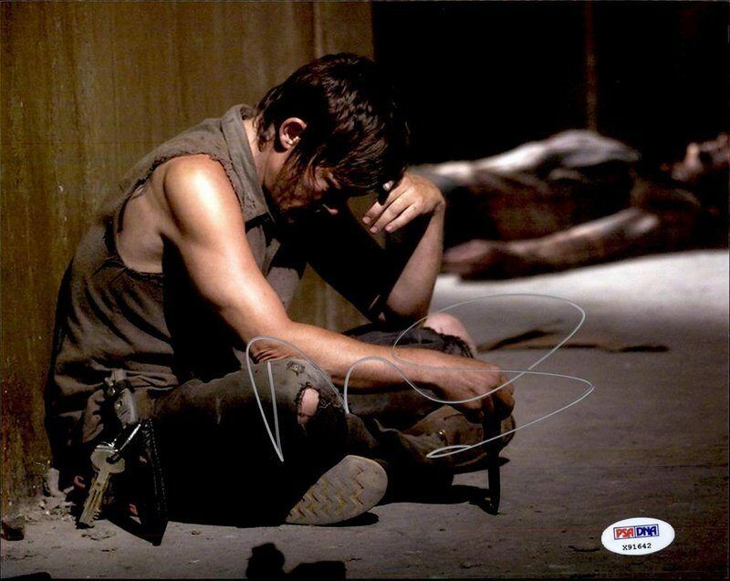 Norman Reedus authentic signed celebrity 8x10 Photo Poster painting W/PSA Cert Autographed Z1