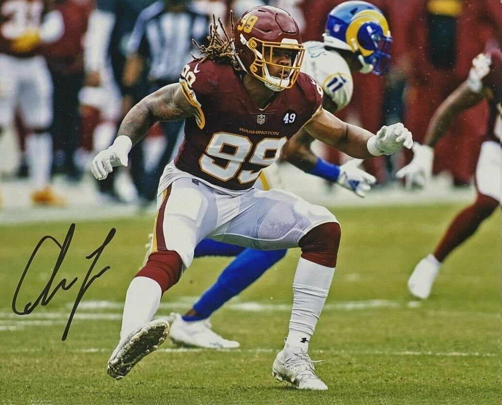 Chase Young Autographed Signed 8x10 Photo Poster painting ( Redskins ) REPRINT