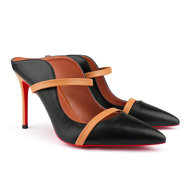 100mm Women's Party Wedding Dress Classic Stiletto Red Bottom Shoes Fashion Edge Design Heels VOCOSI VOCOSI