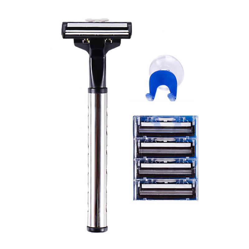 

Original BAILI BT101A Rotatable 2-Layer Blade Razor Shaver w/ 5pcs Blade, 501 Original