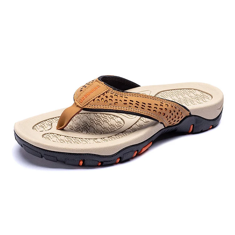 Men Orthopedic Sandal Arch Support Breathable Comfortable Anti Skid Flip Flop Radinnoo.com