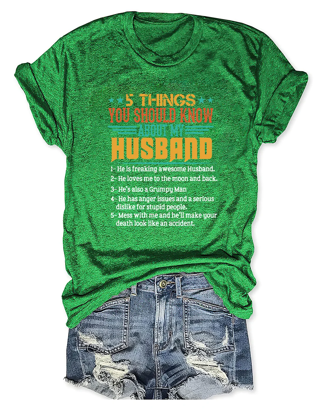 5 Things About My Husband T-shirt