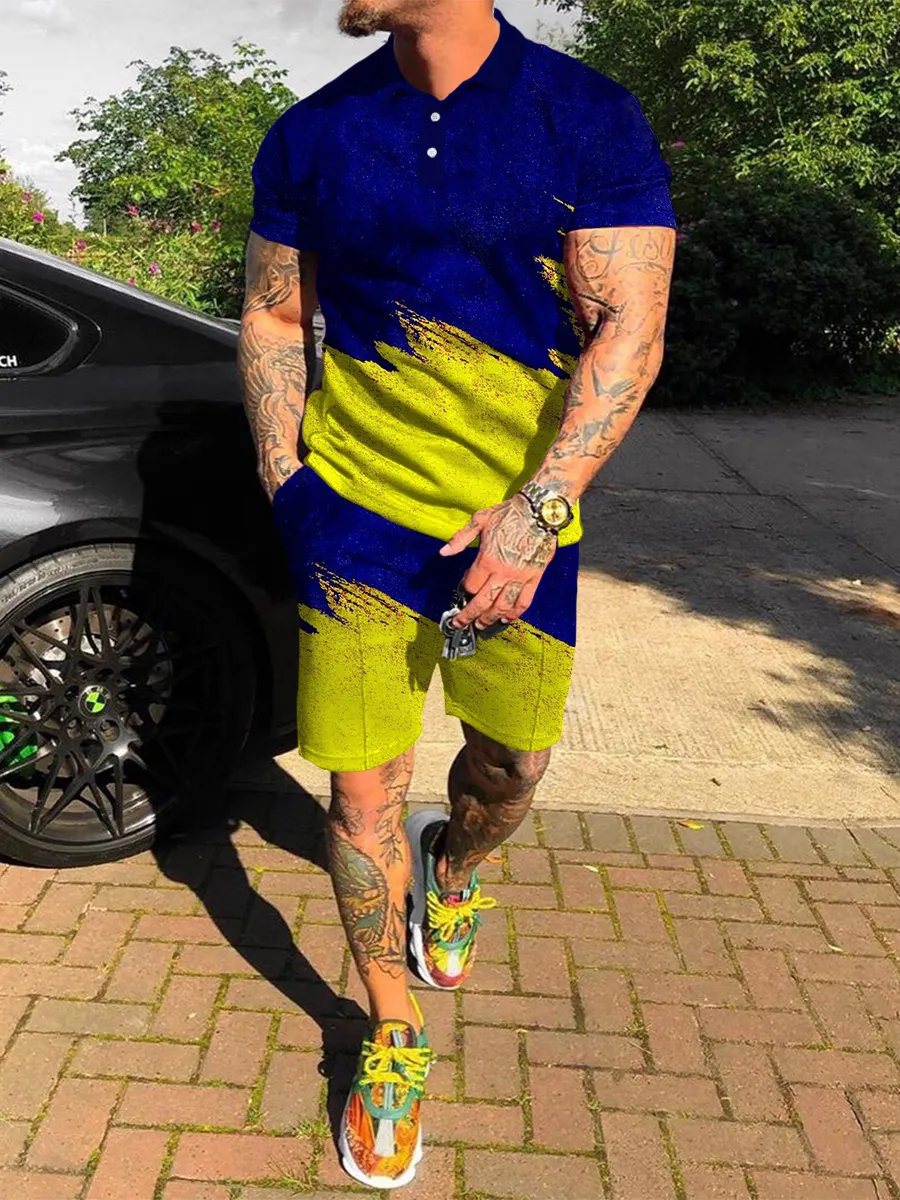 Men's Street Style Fashion Printed Polo Suit.jpg Men's Street Style Fashion Printed Polo Suit.jpg