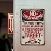 No Trespassing - Vintage Metal Signs(8*12Inch) - Warning