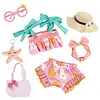 17"-22" Reborn Baby Doll Pink Handbag 7 Pcs Set Clothing Accessories - RBBI-Myrebornbabydoll&reg; Myrebornbabydoll&reg;