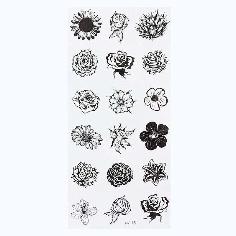 Sunflower Temporary Body Tattoo Daisy Flower Tattoos can be used for Shoulder,thigh, wrist Tattoo
